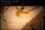 HONEY ONYX BACKLIT CALL 0422 104 588 ABOUT THIS MATERIAL
